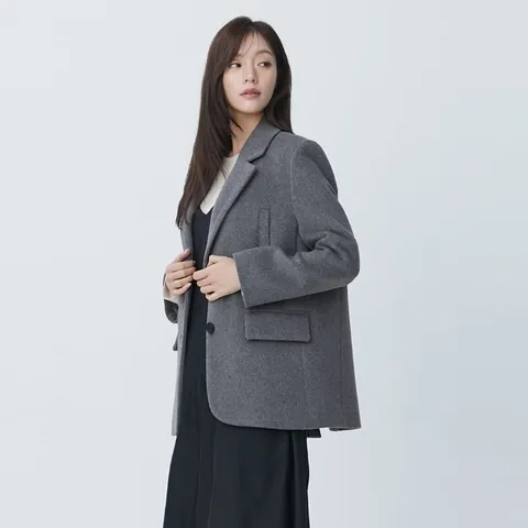 [현대백화점] [플라스틱아일랜드] 테일러드 카라 싱글 자켓 (PR4WJ066) PR4WJ066 +할인쿠폰