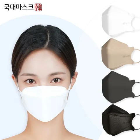 [1+1] KF94 국대마스크 일회용 3D 100매 흰색