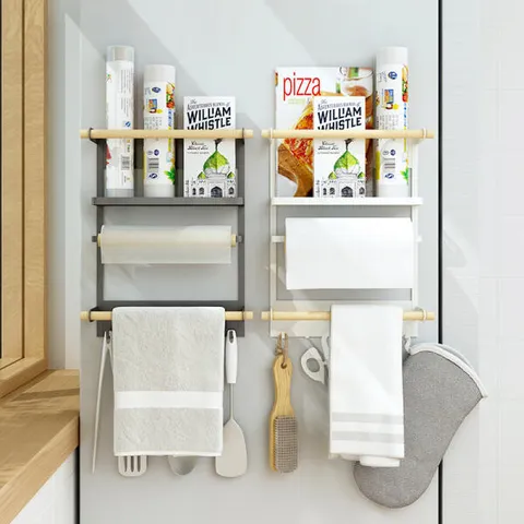 아트박스/아이엘 냉장고 다용도 자석 선반 2Color