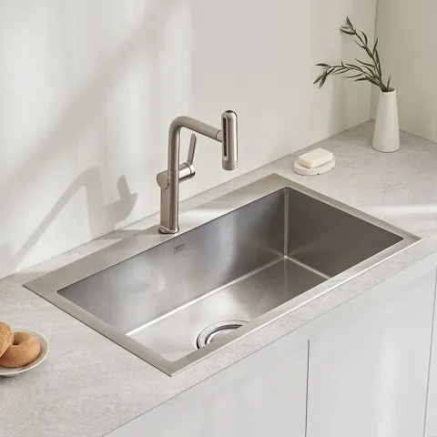 한샘 MSYS 엠시스 정품 RESILENT 85 주방 싱크대 리봄 사각 싱크볼 교체 전국설치