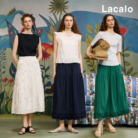 [Lacalo] 라칼로 티어드 스커트 2종 - 현대Hmall