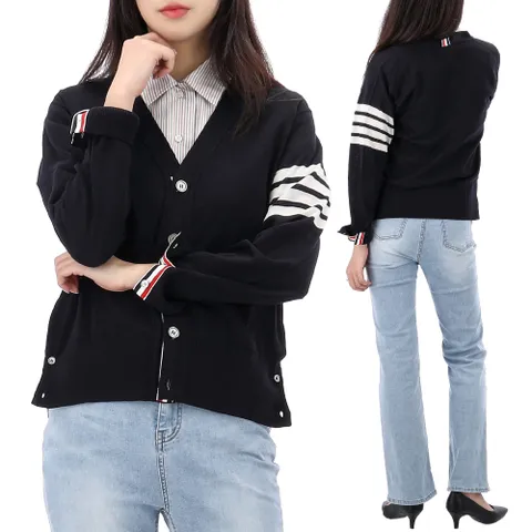 25FW 톰브라운 사선 클래식 울 가디건 MKC002A Y1014 415 +할인쿠폰