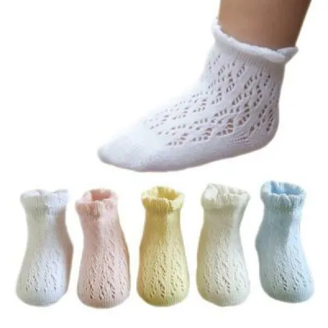 아트박스/엠케이 꽈베기 여름 아기양말 5족1세트(0-4세)400002