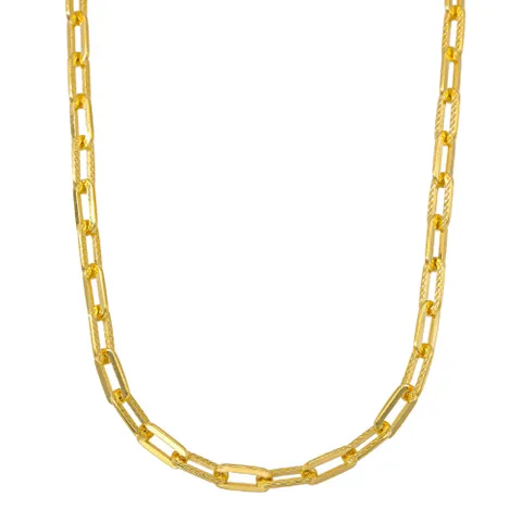 [한국귀금속보석거래소] 24K 순금 목걸이 심플 클립 체인 11.25g+18K 잠금장식