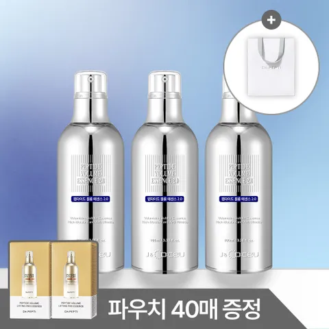닥터펩티 펩타이드 볼륨에센스 2.0 100mlx3개(+리프팅프로 1mlx40매)+쇼핑백