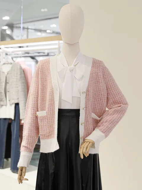 [현대백화점] SOUP 숲 트위드 오버핏 가디건 (SA3GD3A) +할인쿠폰