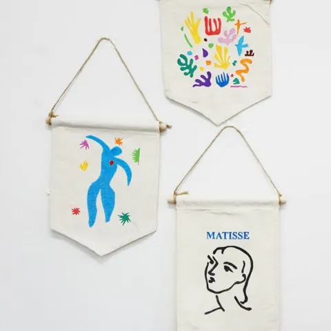 피오피스토리 앙리마티스 스텐실 패브릭가랜드 만들기 (6종 택1)