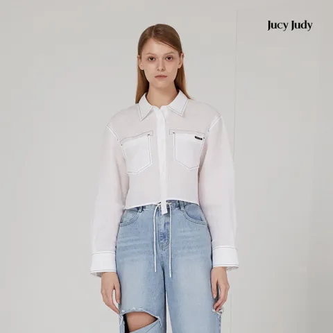 [쥬시쥬디] J크롭린넨셔츠 JYWS321B