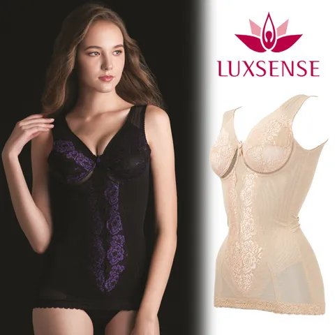 럭센스 여성 보정속옷 파워넷 레이스 부직포몰드 치마올인원 9702 +할인쿠폰