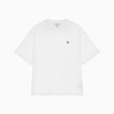 [현대백화점] [캘빈클라인진] 40HM229R 남성 릴렉스핏 아카이브 로고 반팔 티셔츠 리오더 +할인쿠폰