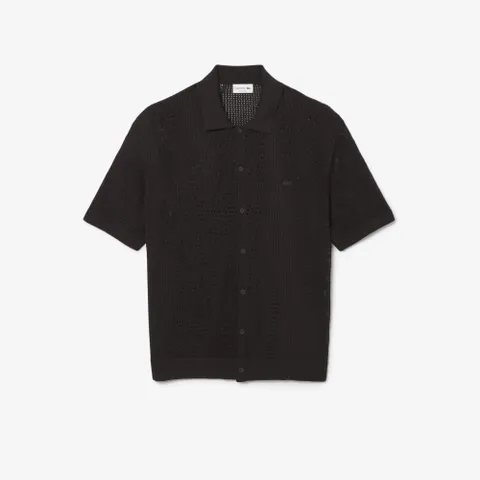 [현대백화점] [10% 즉시쿠폰 + 10% 결제단 쿠폰 (5/18∼5/31)][라코스테] 26SS 악어 자가드 메쉬 반팔 가디건 AH0796-56G AH079656G +할인쿠폰