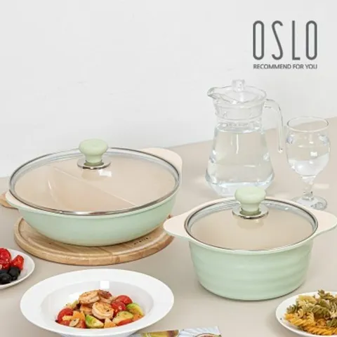 서울리빙 오슬로 허브 인덕션 냄비세트 2종(20양수+샤브냄비) +할인쿠폰