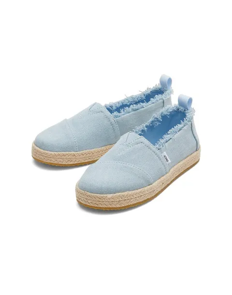 [탐스] [24SS] TOSO4E205B1 클리어런스알파가타 밝은 블루 주니어 에스파드류 슬 +할인쿠폰