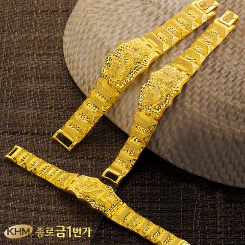 [종로금1번가] 남자 순금 팔찌 매튜 용 24K 75g