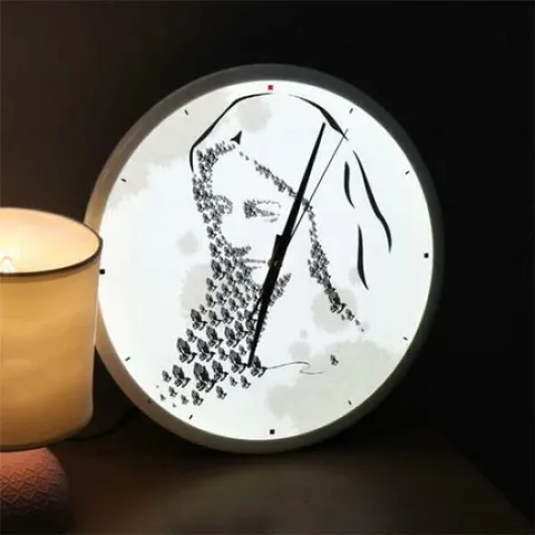 아트박스/꾸밈 ng474-LED시계액자35R_기도하는손