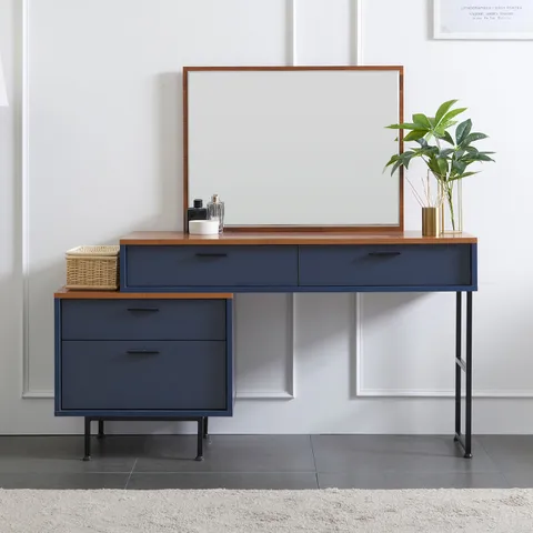 파로마 솔트 프렌치 확장형 수납화장대 세트 mnt009