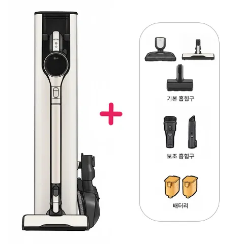 [전국무료 물류직배송]LG전자 코드제로 오브제컬렉션 A9S 올인원 흡입+스팀물걸레 청소기 AX958BWE +할인쿠폰