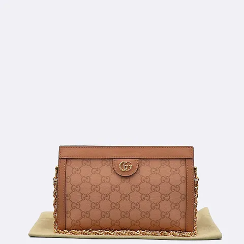 [중고] 구찌 503877 핑크 GG 수프림 캔버스 오피디아 금장 체인 숄더백 [의정부신세계점] UB0210GU +할인쿠폰