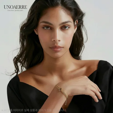 [ ALL MADE IN ITALY]우노아레 18K 피에나(Piena) 팔찌