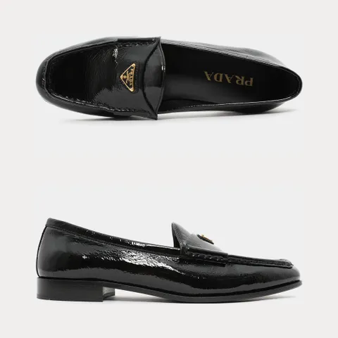 프라다 삼각로고 나플락 페이던트 레더 여성 로퍼 1D843N H27 F0002 +할인쿠폰