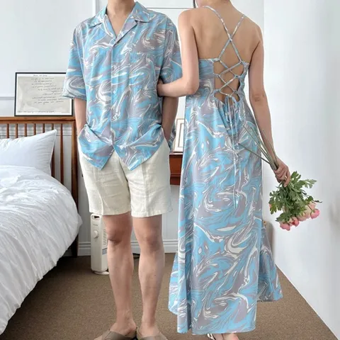 여행 휴양지 해변 커플룩 연인 비치룩 +할인쿠폰