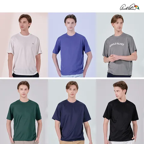 25SS 아놀드파마 남성 메쉬 반팔 라운드 티셔츠 6종