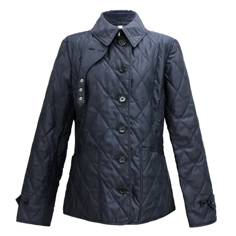 [기존가 135만원] [버버리] 페르넬리 여성 퀼팅 자켓_네이비 8049867