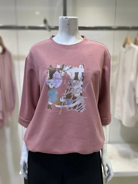 [현대백화점] 요하넥스 JH. 스트링 프린트 라운드 티셔츠 (B5B5TQ61)