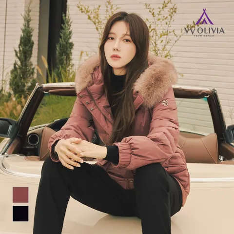 [비비올리비아] 덕 다운 밴딩 점퍼_VVCKDYWA361 +할인쿠폰