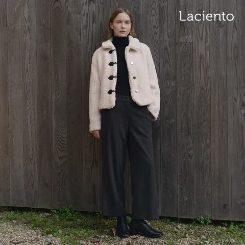 라씨엔토 니들펀치 세미와이드 팬츠 1종 - 현대Hmall