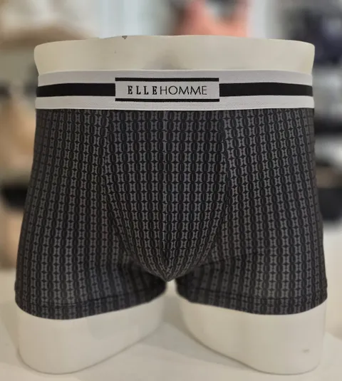 [현대백화점] 엘르이너웨어 EEMDN734CH 차콜 링 로고 남성 드로즈