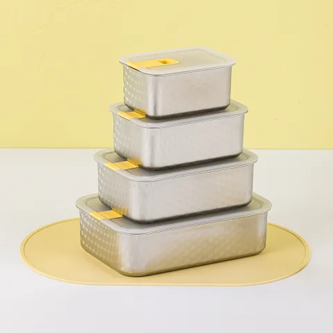 네오플램 퍼펙트씰S 스텐 밀폐용기 4종세트