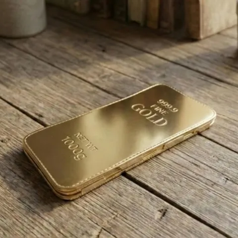 선물 돈들어오는 지갑 골드바 모양 황금색 현금 선물 돈 클립 현금 용돈 봉투 월렛머니