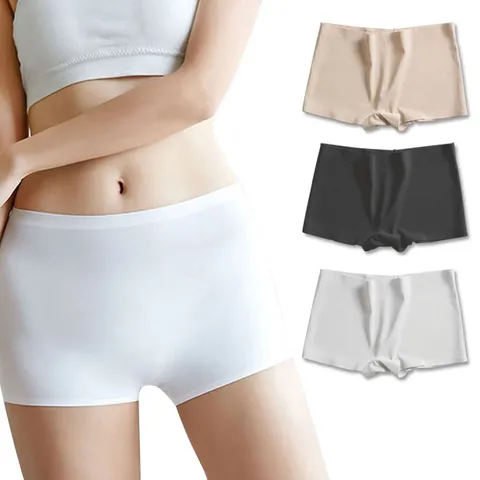 노라인 슬림 네모네모팬티 믹스 3매 세트 ML 사각 네모 팬티 드로즈 여성용 누디 속옷 심리스 트렁크 쫀쫀