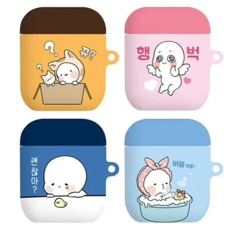 아트박스/원스 옴팡이 에어팟 2/1 공용 하드 케이스(b)