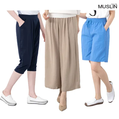 [엄마옷 모슬린] 여름 팬츠 모음전 중년여성 마담 50대 60대 70대 할머니옷 반바지 7부바지 홈웨어 +할인쿠폰