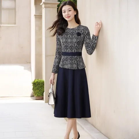 [플러스샵][쉐바] 로즈코사쥬원피스