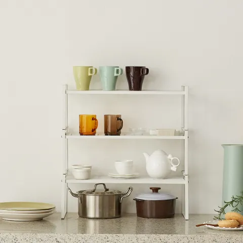 클리벤 다용도 메쉬 스틸선반 (3단) KL-014 