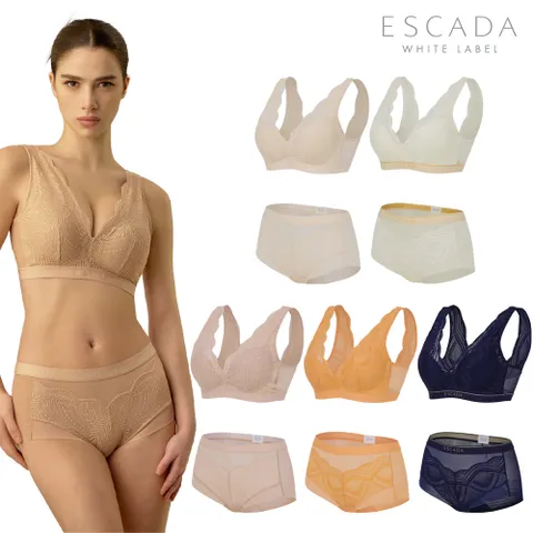 [방송히트]ESCADA 에스까다 EWBP002 빅사이즈 노와이어 런닝스타일 브라팬티 세트 +할인쿠폰