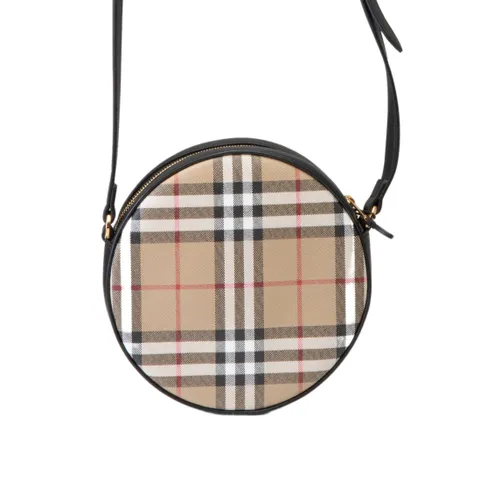 [버버리] 빈티지 체크 레더 루이스 크로스백 8058005 137957 A1189 TAN