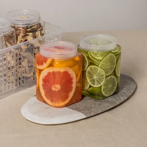 [실리쿡]냉동실문수납용기 사각용기 1호하프