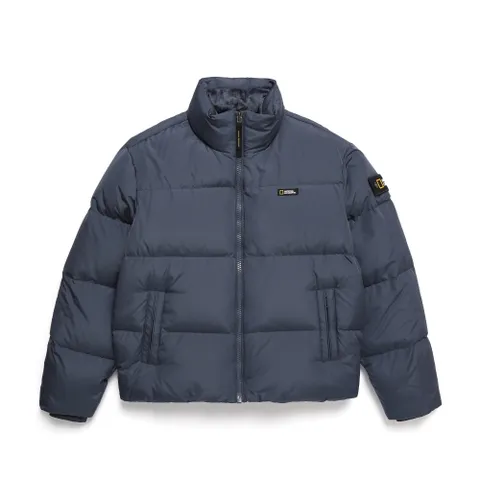 [정가:299000원]내셔널지오그래픽 N244UDW910 레이만 숏기장 다운 점퍼 DUSTY NAVY +할인쿠폰