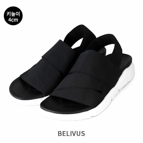 빌리버스 남자 샌들 BPO112 키높이 남성 편한 여름 신발 샌달