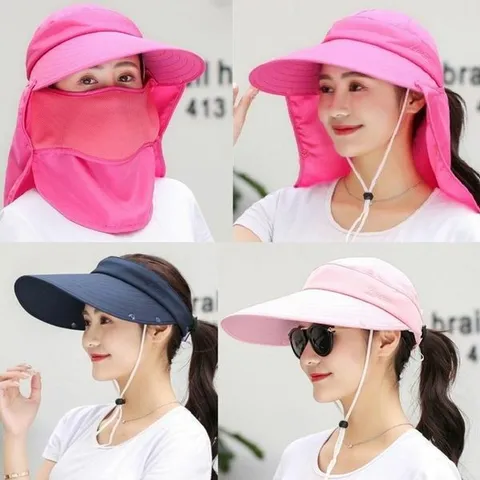 [하프클럽/다잇템]여자 차단 햇빛 농부 자외선 가리개 SS 모자