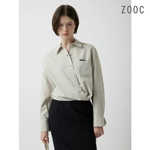 [ZOOC] 드레이프 셔츠 NE_Z253MSC003 +할인쿠폰