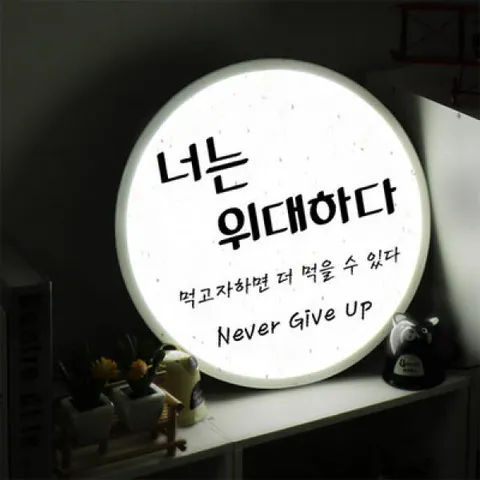 아트박스/꾸밈 nd801-LED액자45R_너는위대하다_LED사인