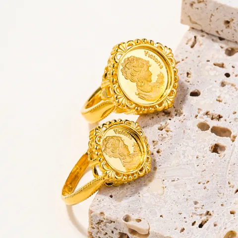 [한국귀금속보석거래소] 24K 순금 반지 빅토리아 프레임 3.75g