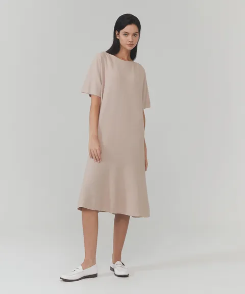 [세컨스킨] 에어니트 플레어 원피스_SD1002