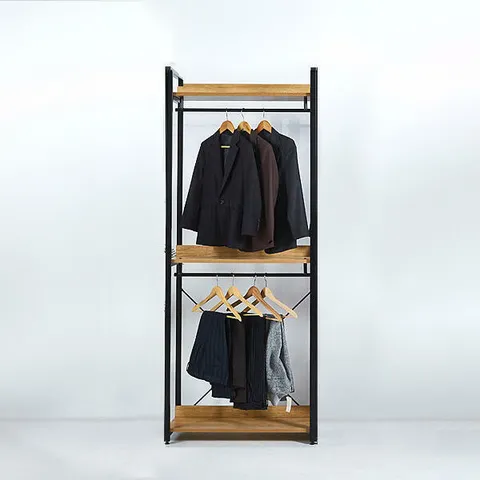 아트박스/와이디몰 철제 드레스룸 2단 행거 800 옷장 행거
