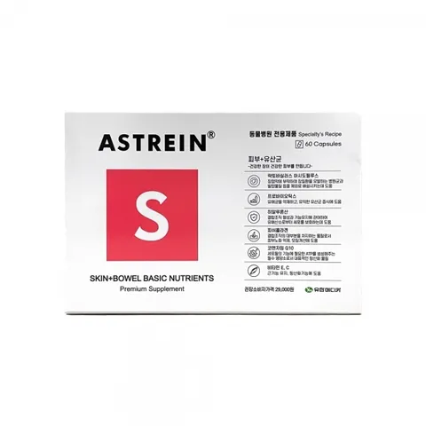 아스트라인 S 피부 유산균 60캡슐 아스트레인